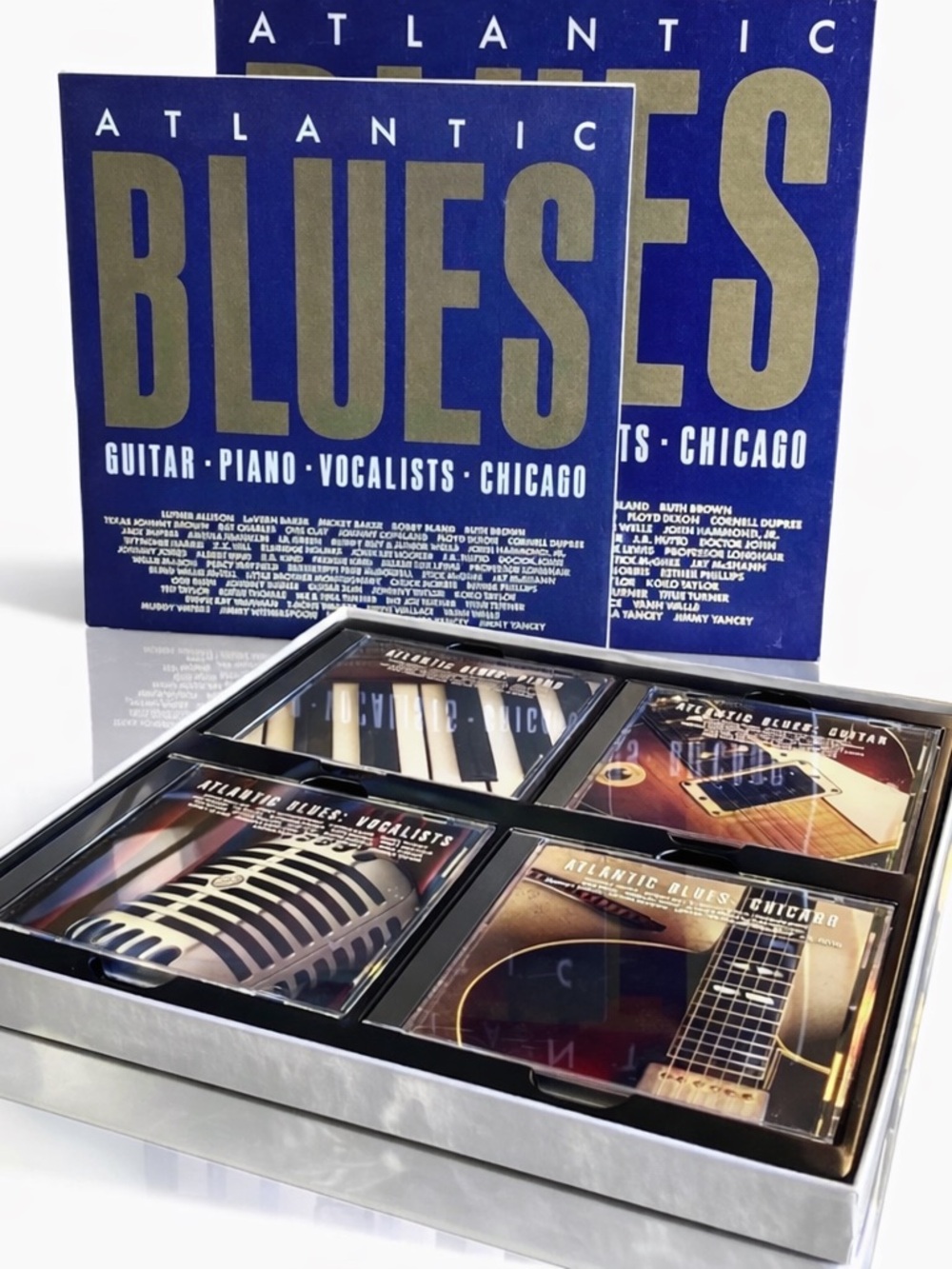 Atlantic Blues 4CD Box Set COMPLETE Guitar Piano Vocalists Chicago USA Vintage